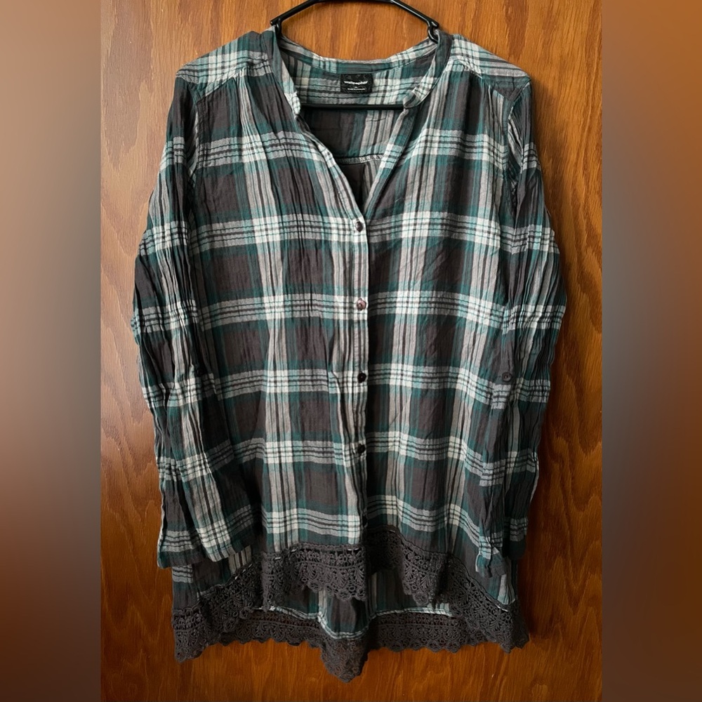 🍁FALL SALE🍁 Lace Flannel